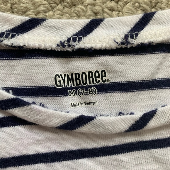 Gymboree Navy Stripe and Floral Dress - Picture 4 of 5